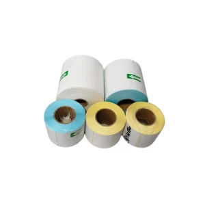 Customizable Durable Eco Friendly Heat Sensitive Thermal Labels for Supermarket Use Bulk Adhesive Labels 4×3 Inch