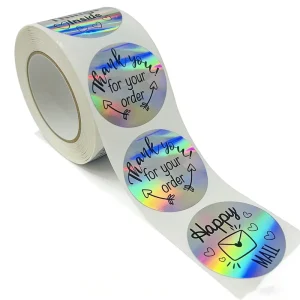 Customizable Personalized Cartoon Adhesive Vinyl Transparent Stickers for Waterproof Cups Cosmetic Exhibition Use