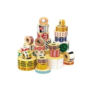 Customizable Promotional Labels Recycled BOPP Plastic Stickers for Beverages Water and Oil Proof with Custom Logo
