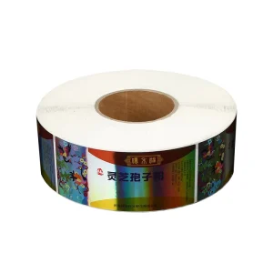 Customizable Self Adhesive PVC & PP Vinyl Roll Label Self Adhesive Sticker for Bottle Food & Health Product Label