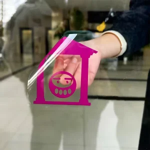 Customizable Transparent Electrostatic Vinyl Decorative Window Decals No Glue Required Waterproof Shop Removable Static Cling