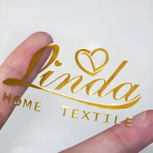 Customizable Transparent Self adhesive Labels Transparent Logo Labels Waterproof PVC Advertising Stickers