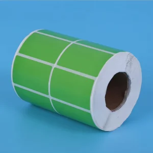 Customizable White Label Packaging Labels Oil Proof Waterproof Adhesive Coated Paper Sticker Scratch Promotion Supermarket