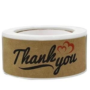 Customize Graphics for Letter Any Design Picture Die Cut Rubber Adhesive Single Sided Kraft Paper Tape for Carton & Bag Sealing