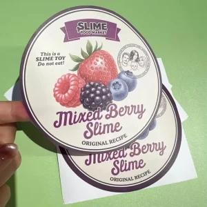Customize Thermal Rolled Fragile Packaging Round Personalized Waterproof Label Logo Custom Stickers