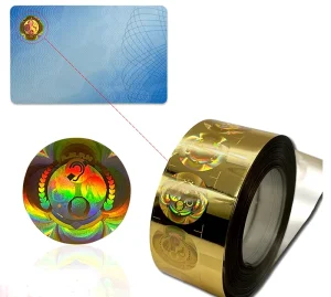 Customized A4 A5 Size Hot Stamping Security Paper Authenticity Anti Counterfeit Genuine Holographic Printing Paper Paperboard
