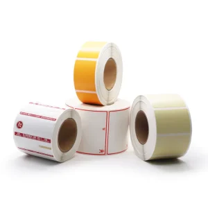 Customized Adhesive Direct Thermal Beverage Labels for Wine Beer Coffee & Energy Drinks ISO9001 Certified 1000 PCS Roll