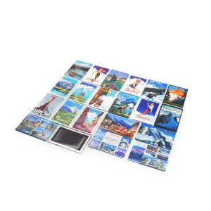 Customized Advertising Promotional Business Card Size Paper Fridge Magnet Refrigerator Magnetic Sticker