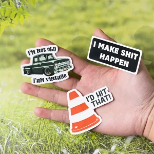 Customized Anti Scratch Anti Ultraviolet Waterproof Vinyl Decoration Holographic Stickers Paper Custom Die Cut Logo Stickers