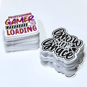 Customized Cartoon Die Cut Vinyl Stickers Waterproof Matte Decorative Stickers Customized Die Cut Logo Printing Label Stickers