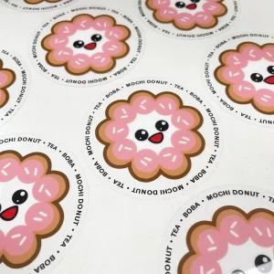 Customized Clear Labels Transparent Stickers Adhesive Waterproof Packaging Printing