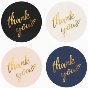 Customized Color Vinyl Adhesive Round Sticker Roll Label Waterproof Oil Proof Anti Counterfeiting Promotional Stickers