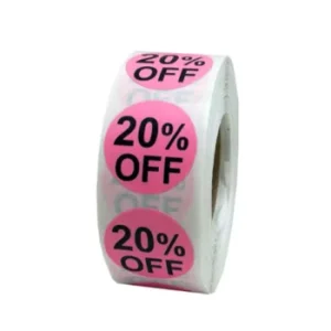 Customized Colorful Adhesive Waterproof Sticker Printed Promotional Gift Sticker Label for Promotion