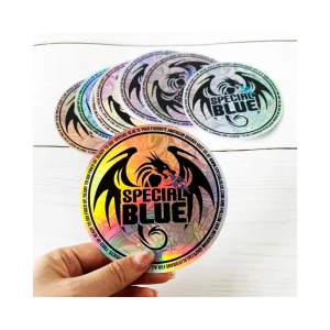 Customized DIY Mixed Style Decals Printed Logo No Fading Waterproof Holographic Stickers