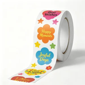 Customized Decal Paper Matte Lamination Packaging Seal Stickers for Christmas Thanks Giving Day