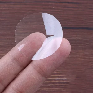 Customized Decal Vinyl PVC Label Personalized Glossy Lamination Waterproof Die Cut Sticker Packaging Sealing Transparent 500 Pcs