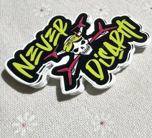 Customized Die Cut Logo Stickers Vinyl PVC UV Resist Printing Label Waterproof Self-Adhesive Custom Stickers
