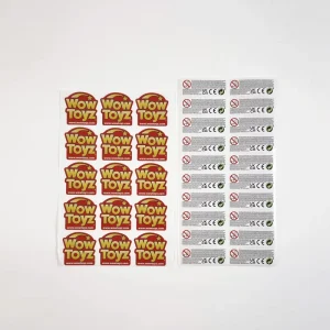 Customized Double Layer Printed Logo Adhesive Brand Labels for Paper Waterproof Adhesive Cartoon Stickers