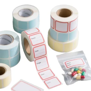 Customized Durable Adhesive Roll Label Stickers Three Proof Thermal Paper Waterproof Dustproof Custom Shape Packaging Labels