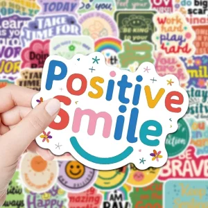 Customized Durable Cute Cartoon Irregular Figure Vinyl Promotional Stickers Model PT042
