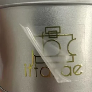 Customized Eco Friendly Waterproof Transparent Vinyl UV Transfer Sticker Durable Hot Stamping LOGO Trademark Advertising Label