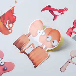 Customized Film Laminated Paper Sticker Sheet Printing