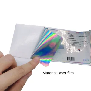 Customized Health Product Labels Waterproof Vinyl Oil Resistant Scratch Resistant Strong Adhesive Tin Can Packaging Logo Sticker