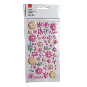 Customized Kids Foam UV Printed Waterproof Durable 3D PVC Puffy Sticker Sheets Adhesive Customized Die Cut Shape Scrapbook