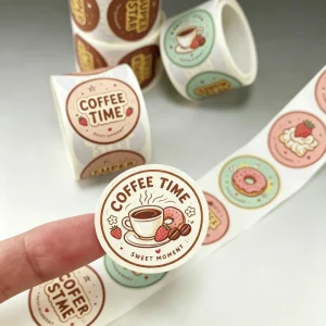 Customized Label Waterproof Self adhesive Logo Sticker Vinyl Label Printing