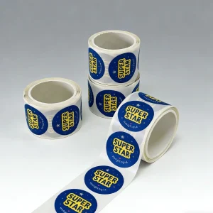 Customized Labels Waterproof Self adhesive Brand Logo Stickers Vinyl Labels Printing Self adhesive Packaging Label Stickers