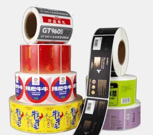 Customized Logo Adhesive Labels Adhesive Label Paper
