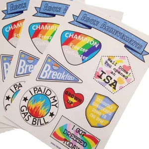 Customized Logo QR Code UV Printing Reflective Waterproof Weather Resistant Durable Eco-Friendly PVC Adhesive Die Cut