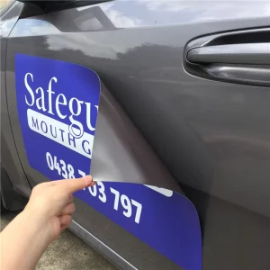 Customized Logo & Size Car Magnetic Sticker Waterproof Decal Stickers for Auto Vehicle Decoration