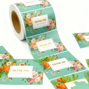 Customized Logo Waterproof Vinyl Sticker Printing Label Paper Laptop Decoration Cartoon Die Cut Sticker