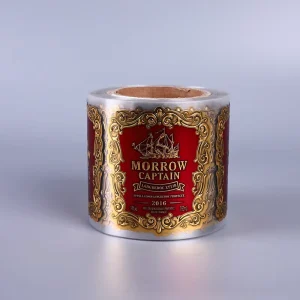 Customized OEM Metal Aluminum Beverage Wine Labels with Embossed Logo Eco friendly Adhesive Sticker Private Label