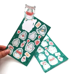 Customized PVC A4 A5 A6 Paper Stickers Labels with Holographic Design Durable for Gift Packaging & Photo Frames