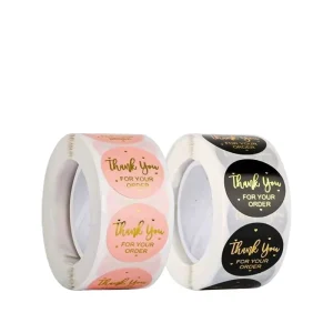Customized Packaging Labels for Sticky Paper Candles