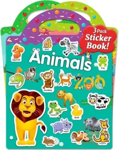Customized Paperback Softcover Reusable Sticker Book Sticker Collection Books for Kids