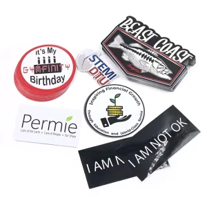 Customized Print Logo Die Cut Labels Sticker Custom Sticker Sheet for Gift Sets Promotion