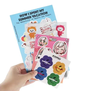Customized Printed Die Cut Stickers Labels Waterproof Vinyl Kiss Cut Sticker Sheet