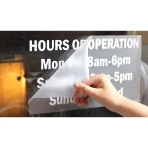 Customized Printed Waterproof Vinyl Die Cut Sticker With Transfer Tape For Decoration