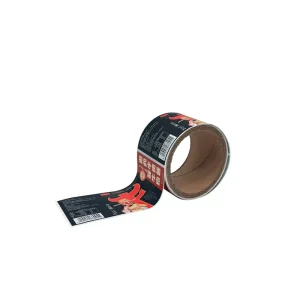 Customized Printing Label Product Sticker Packaging Waterproof Adhesive Roll Label Vinyl Logo Label Sticker Bright Sliver PP