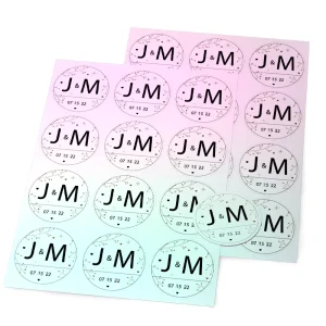 Customized Printing Label Reflective Decal Sticker Vinyl Window Letter Sticker