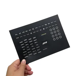 Customized Printing PC Label Sticker Printing Frosted Waterproof Adhesive Control Panel Keypad Sticker
