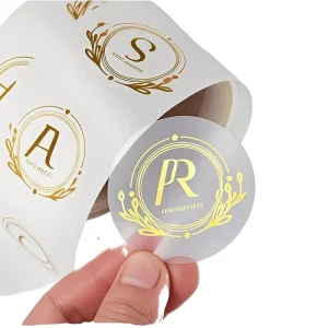 Customized Printing Round Labels Stickers Packaging Transparent Stickers