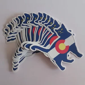 Customized Printing Waterproof Die Cut Logo Stickers Weatherproof Glossy Vinyl PVC Stickers