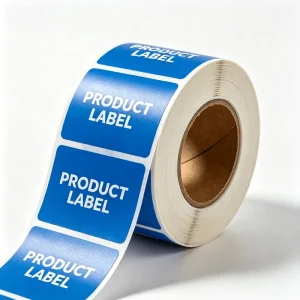 Customized Product Adhesive Labels and Stickers Waterproof Roll Label for Packaging
