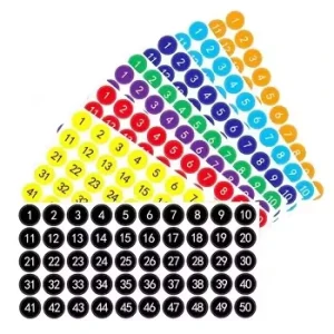 Customized Self Adhesive Waterproof UV Resistant Die Cut Digital Label Serial Number Stickers 1 1000 4000 5000 Supermarkets
