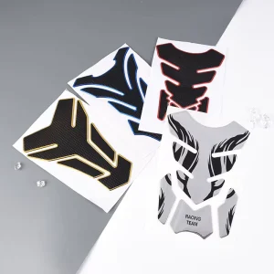 Customized Size Motorcycle Decal Sticker Durable Fishbone Decals for Multi Brand Racing Motorbike Tank Upgrade