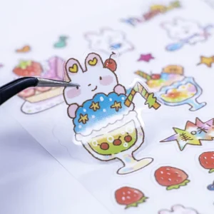 Customized Special-shaped Transparent Waterproof Decorative Stickers Personalized Cartoon Stickers Transparent PVC Stickers